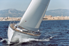 Segelyacht in der Bucht von Palma